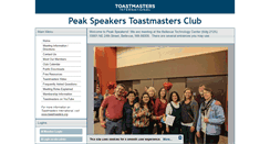 Desktop Screenshot of peakspeakers.org
